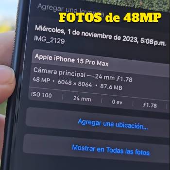 Cómo tomar fotos de 48MP con tu iPhone