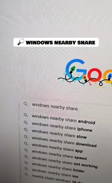 windows nearby share