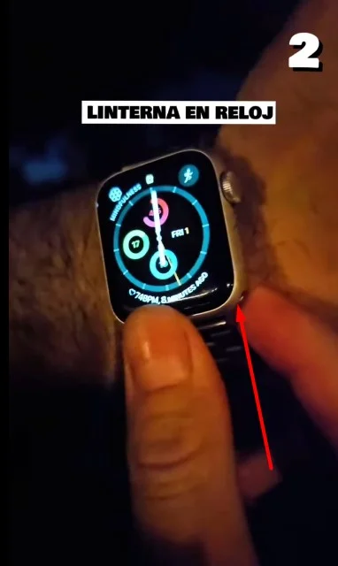 botón de menú de Apple watch 