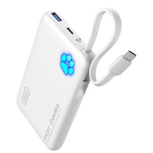iNiu Pawgo 45W 2025 la power bank ultrarrápida con cable integrado y diseño compacto