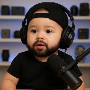 Cómo crear tu propio avatar de podcast baby
