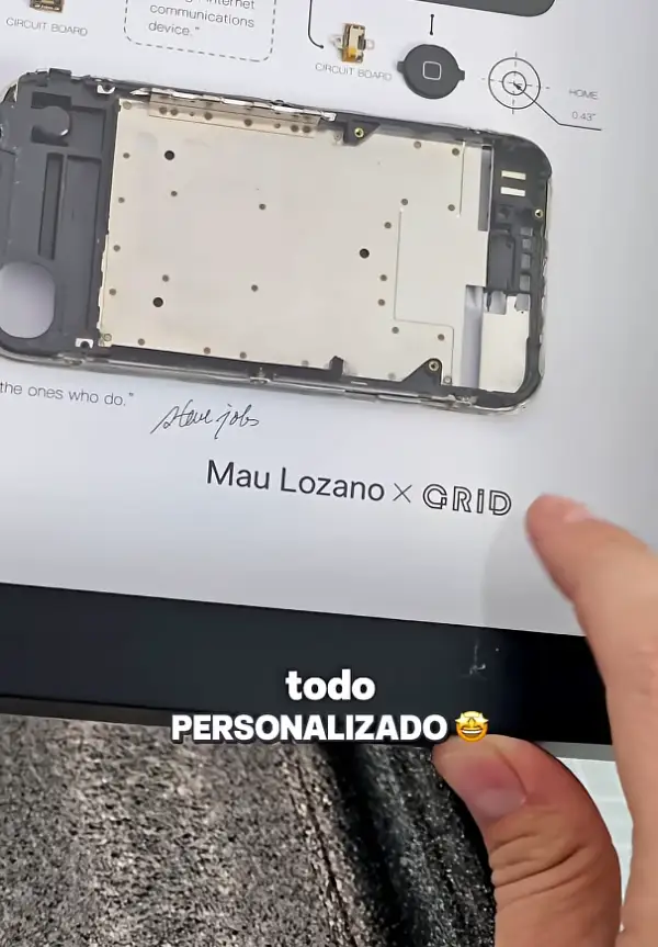 Mau lozano grid regalo de apple