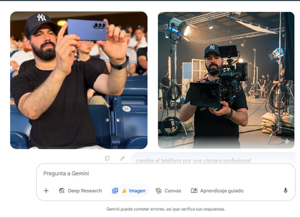 Características de Nano Banana - Edición realista