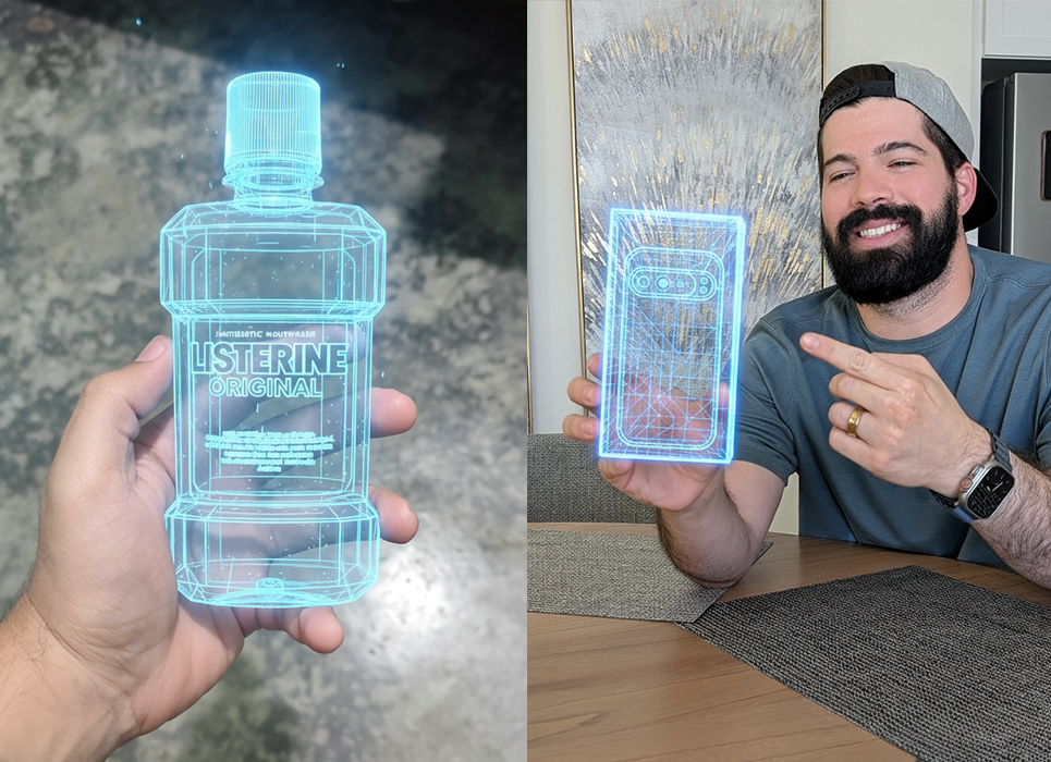 Así se ve una fotografía holográfica luego de convertirla con Gemini 