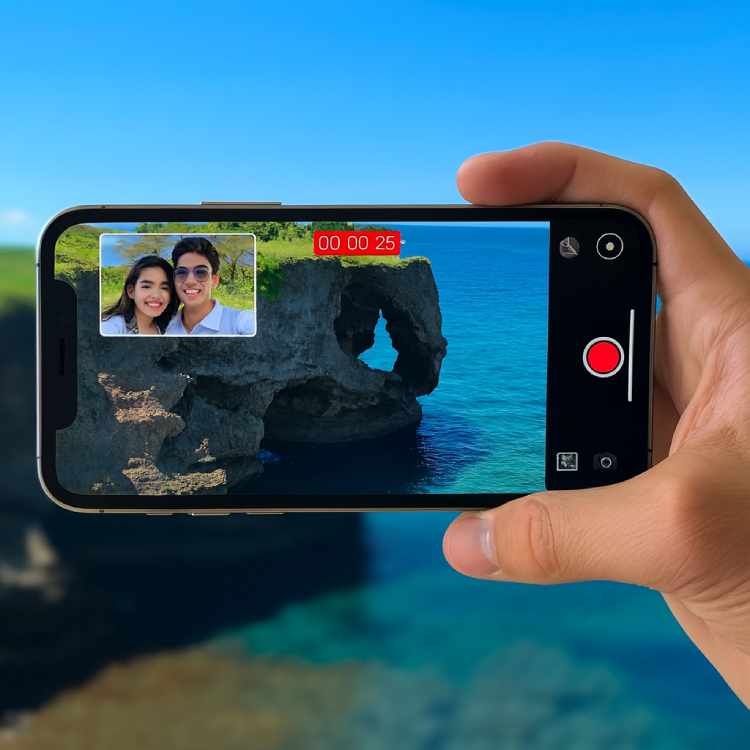iPhone 17 activa Captura dual para grabar con la cámara frontal y trasera