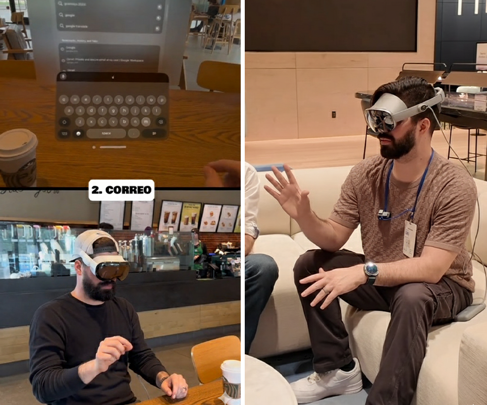 Comparativa Vision Pro vs Samsung Galaxy XR - Interacción y control