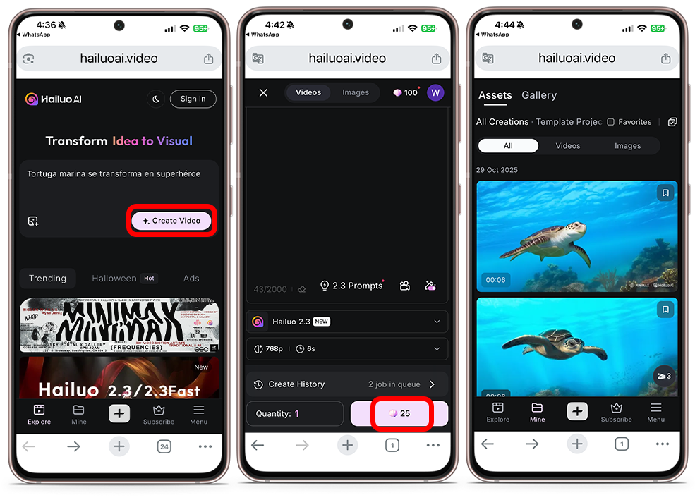 Herramientas para crear videos con IA gratis - Hailuo