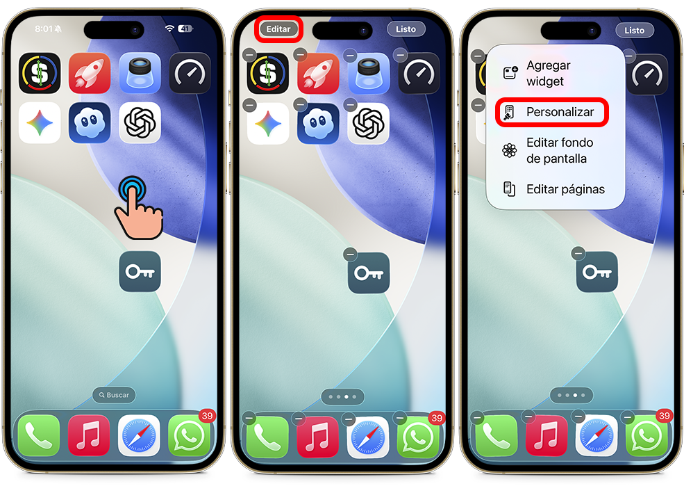 Cómo activar Liquid Glass en iPhone - Selecciona Liquid Glass
