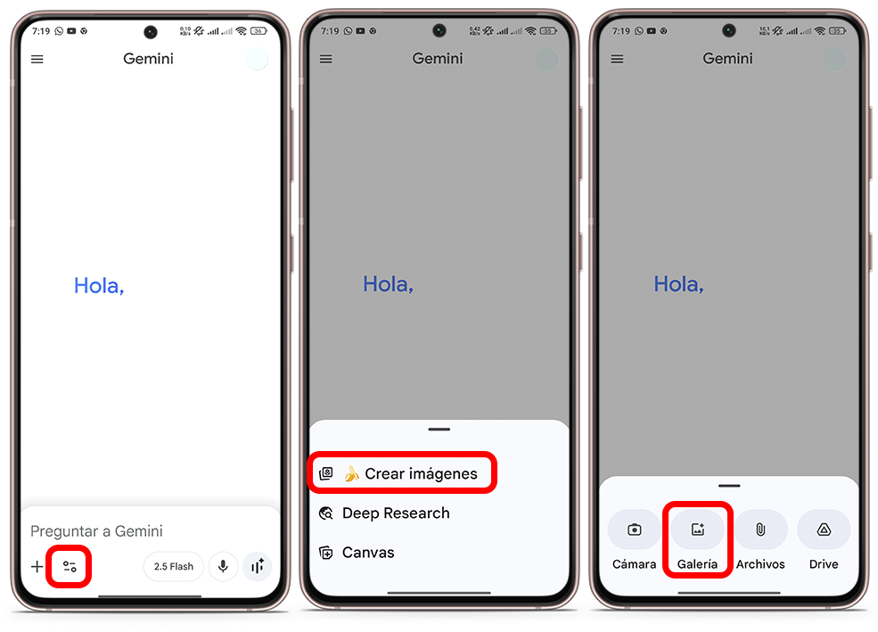 Pasos para crear fotos profesionales de hombres en Gemini