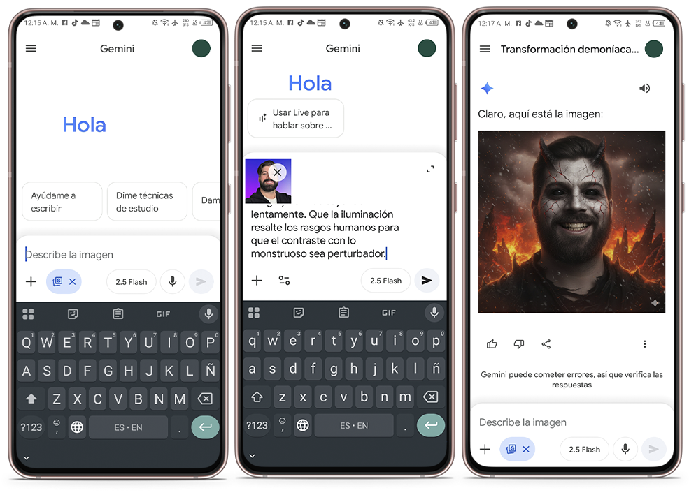 Pasos para usar Gemini