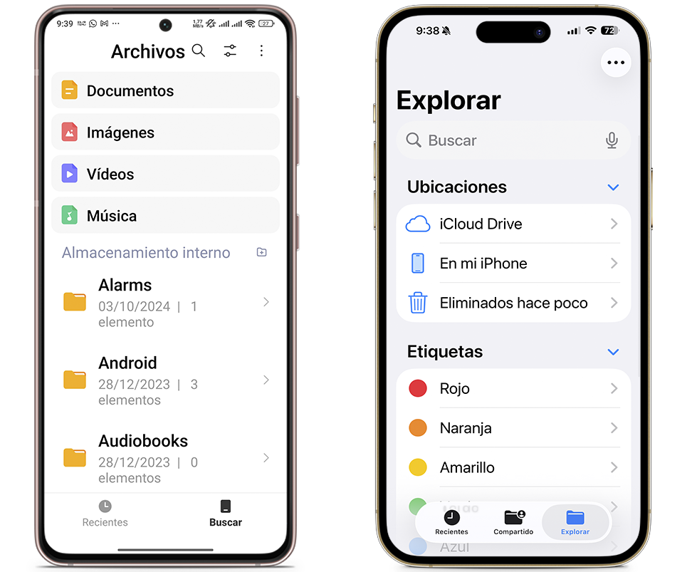 Funciones de Android que extraño en mi iPhone - Explorador de archivos más completo