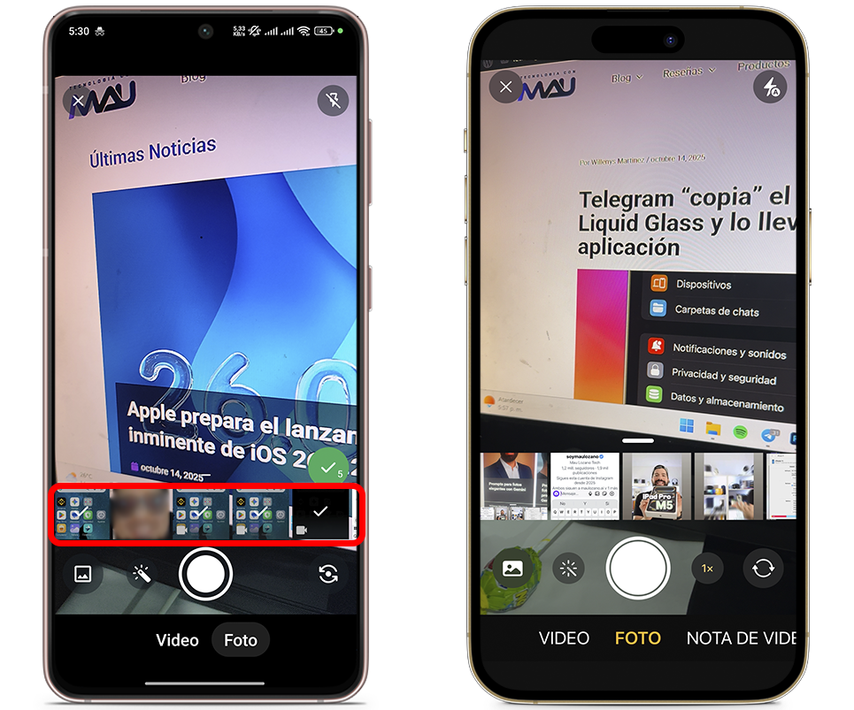 Funciones de Android que extraño en mi iPhone - Seleccionar múltiples imágenes en WhatsApp