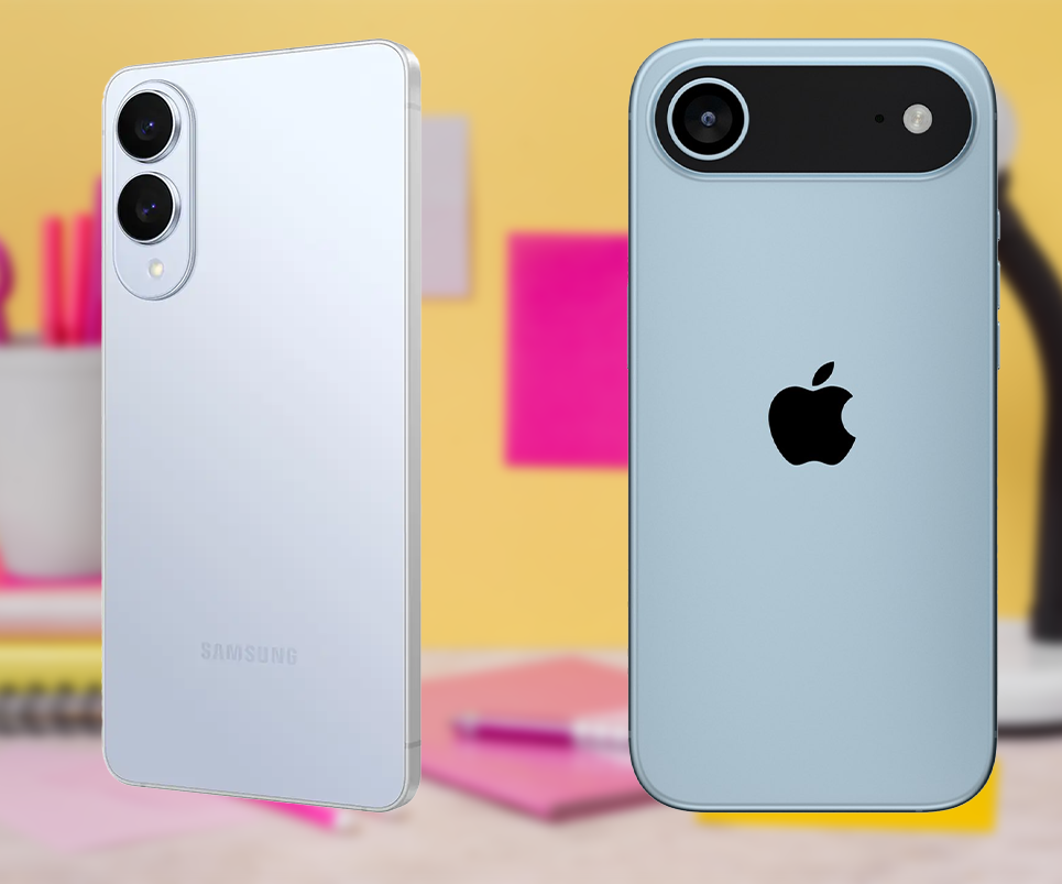 Galaxy S25 Edge vs iPhone 17 Air - Diseño y tamaño