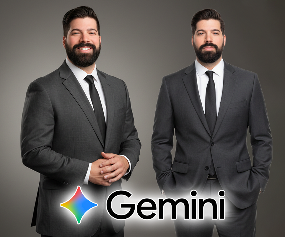 Prompts para Gemini para fotos profesionales de hombre