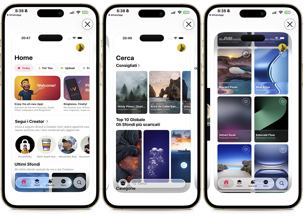 Aplicaciones para descargar fondos de pantalla de iOS 26 - Wallpepares ispazio