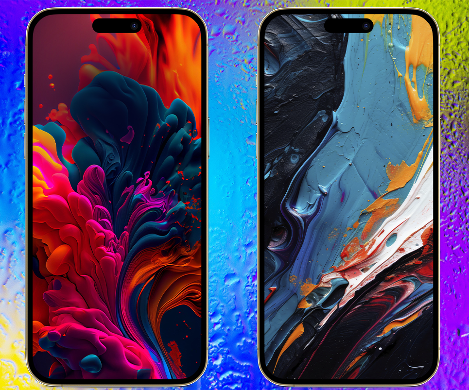 Mejores fondos de pantalla para iOS 26 - Abstractos con movimiento