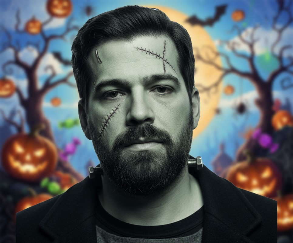 Prompts para ghostface en Gemini - Frankenstein moderno