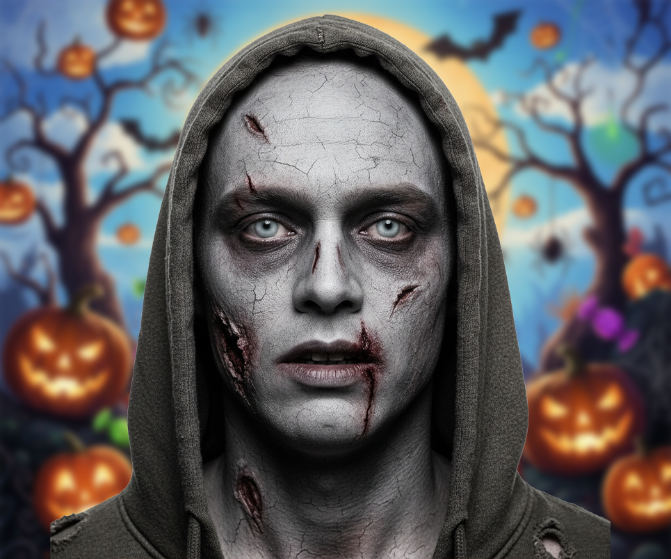 Prompts para ghostface en Gemini - Zombie urbano