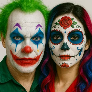 Prompts para maquillaje de Halloween con IA