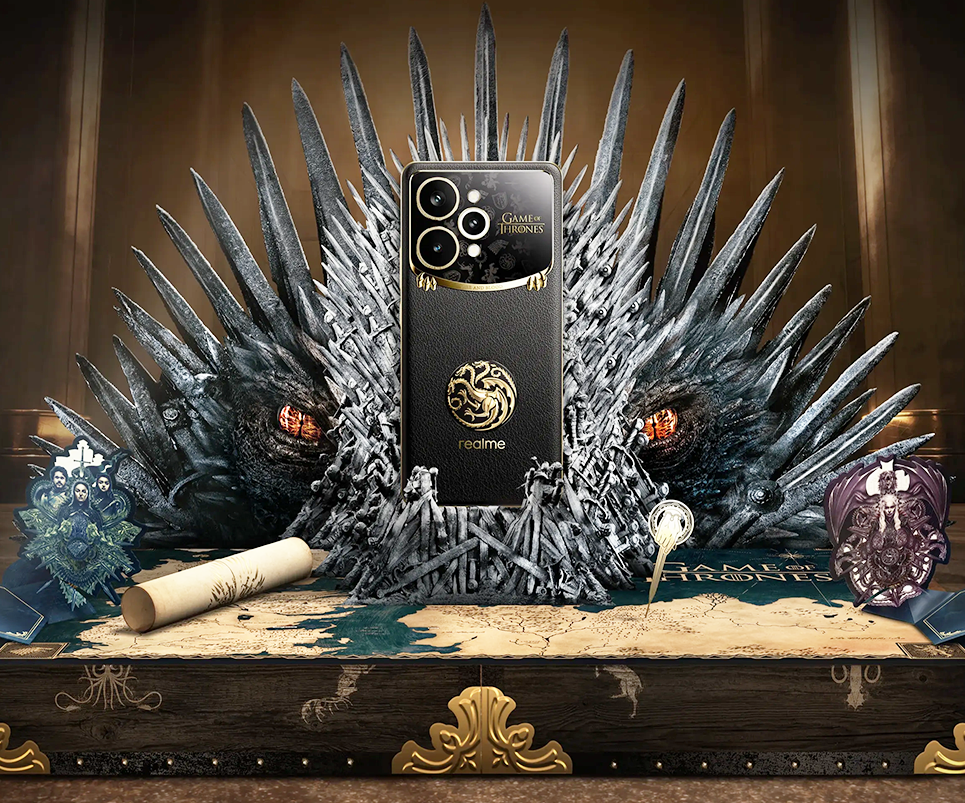 La caja del dragón del Realme 15 Pro Game of Thrones