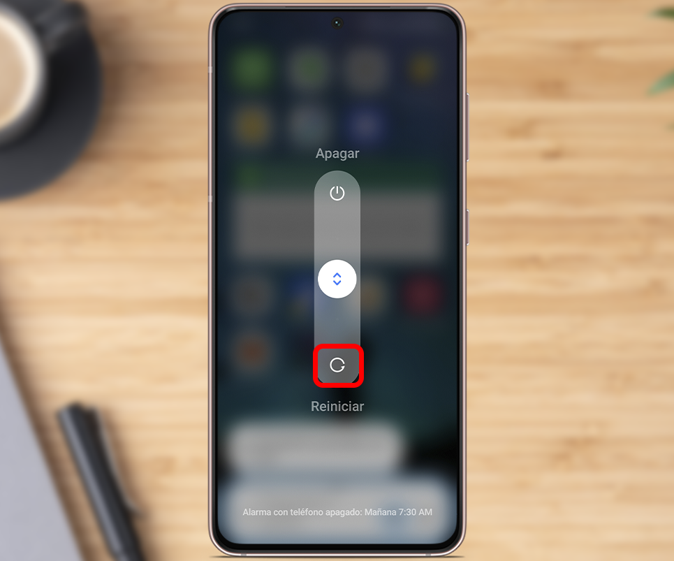Trucos para acelerar Android - Reinicia el móvil de vez en cuando
