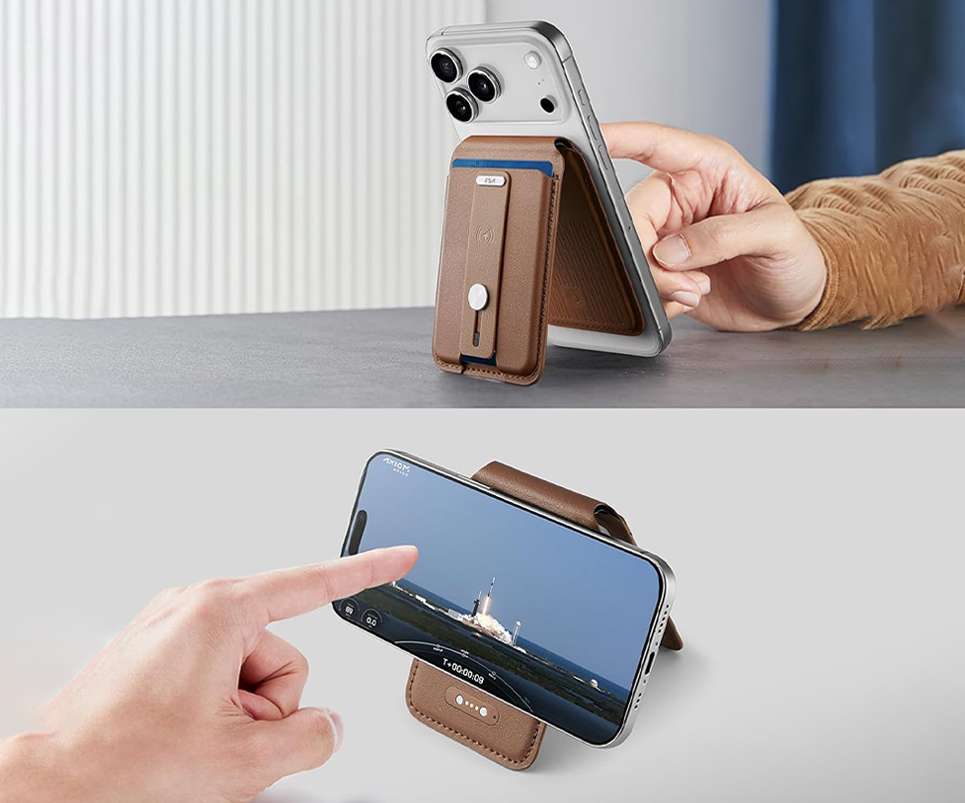 Características de la cartera MagSafe - Soporte ajustable