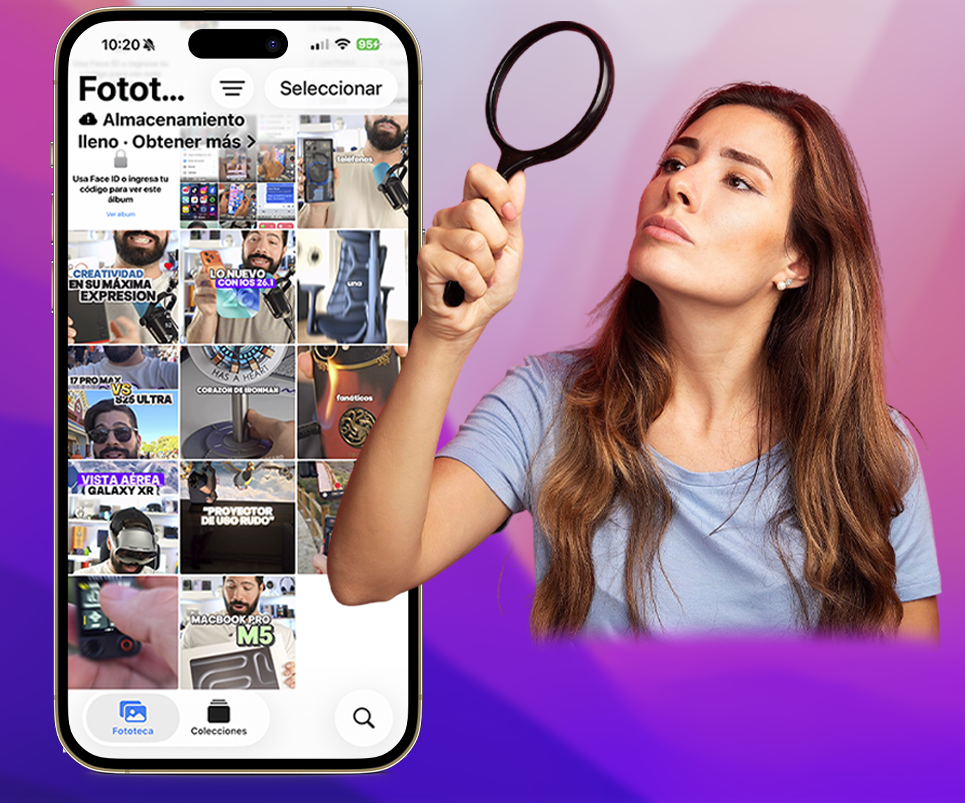 Cómo encontrar fotos en el iPhone