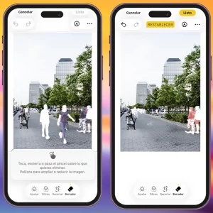 Cómo quitar objetos de fotos con “Limpiar” de Apple Intelligence en iPhone