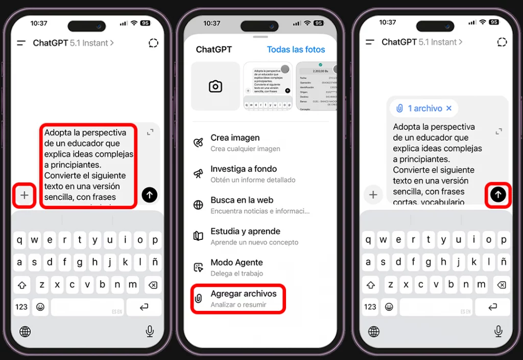 Pasos para usar ChatGPT para resumir textos