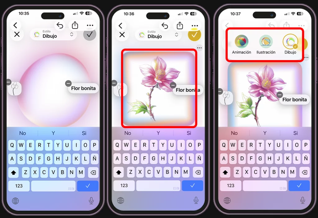Decide si quieres cambiar el estilo visual