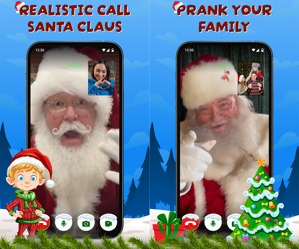Apps de llamadas a Santa Claus - Santa Claus Call Video