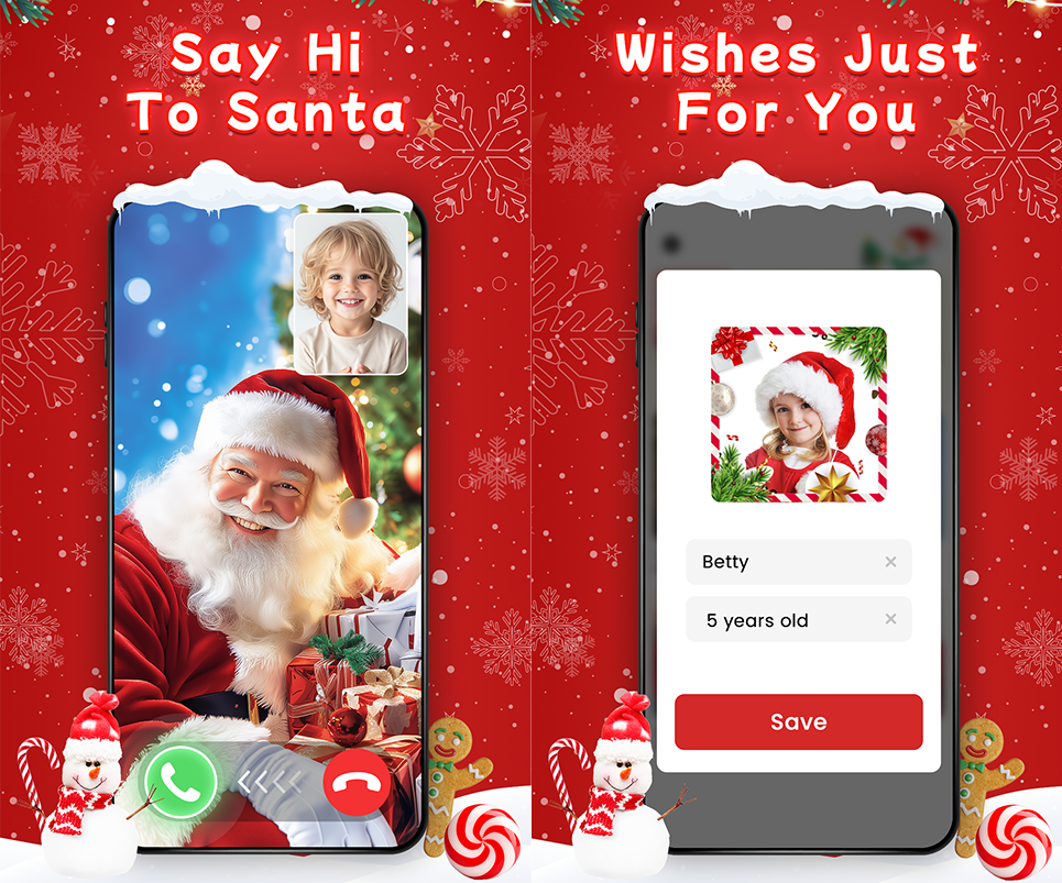 Apps de llamadas a Santa Claus - Videollamada a Santa Claus