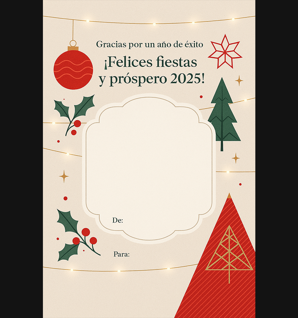 Mejores prompts de tarjetas navideñas con Gemini