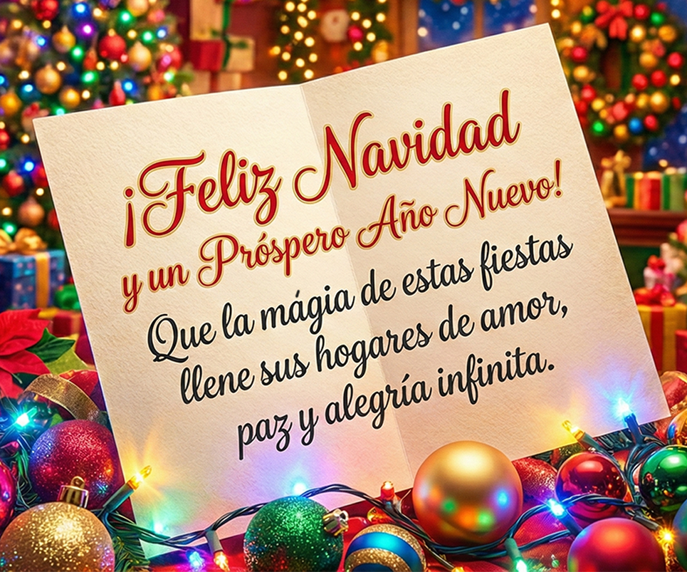 Prompts de tarjetas navideñas con Gemini