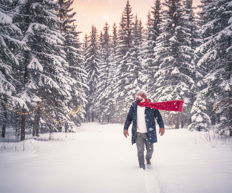 Prompts para crear fotos de Navidad - Ambiente navideño