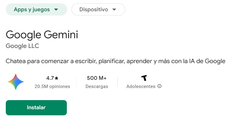 app de gemini