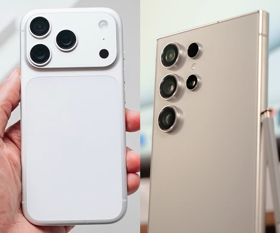 Cámaras del iPhone 17 Pro Max vs Galaxy S25 Ultra - Lente angular