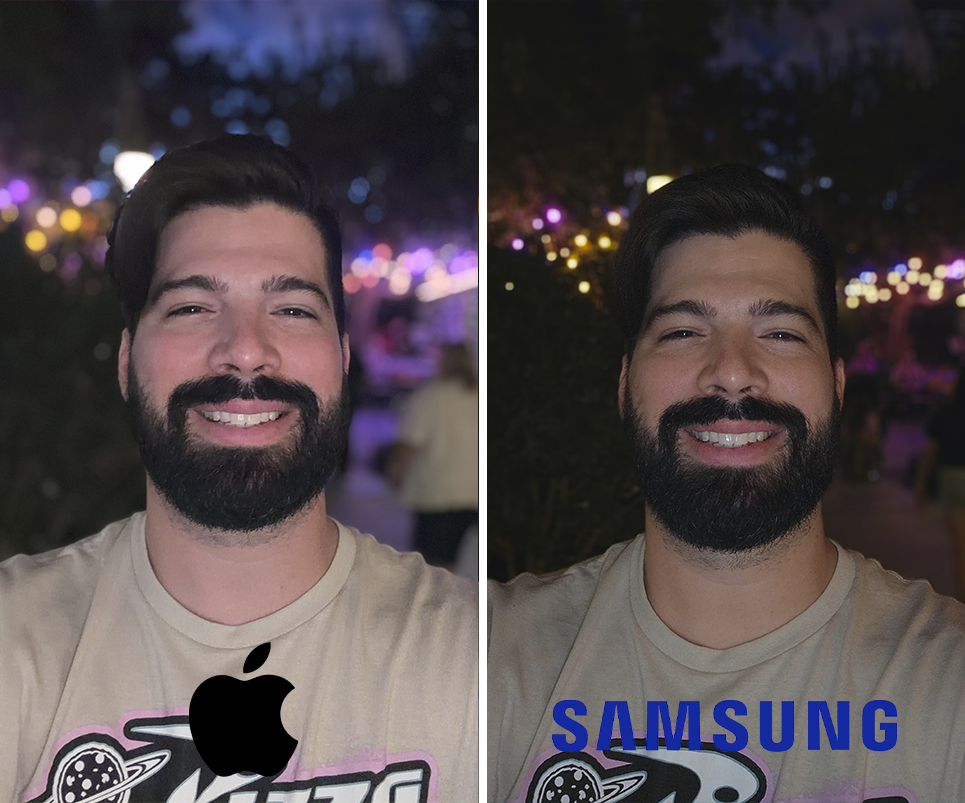 Selfie de baja iluminación