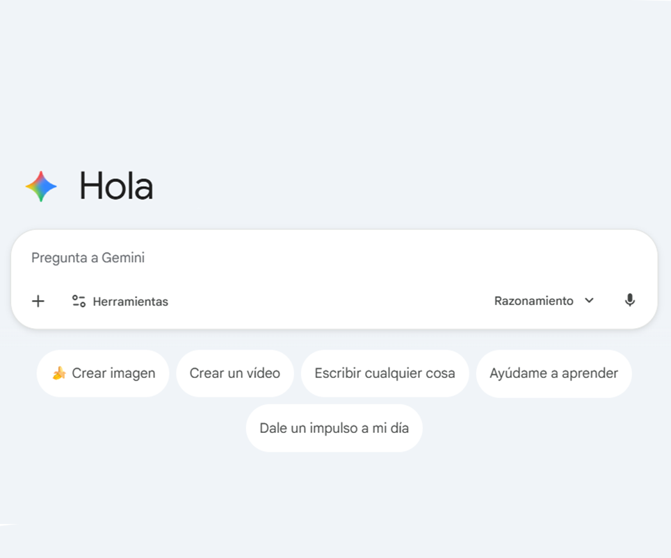 Alternativas a ChatGPT gratis - Google Gemini