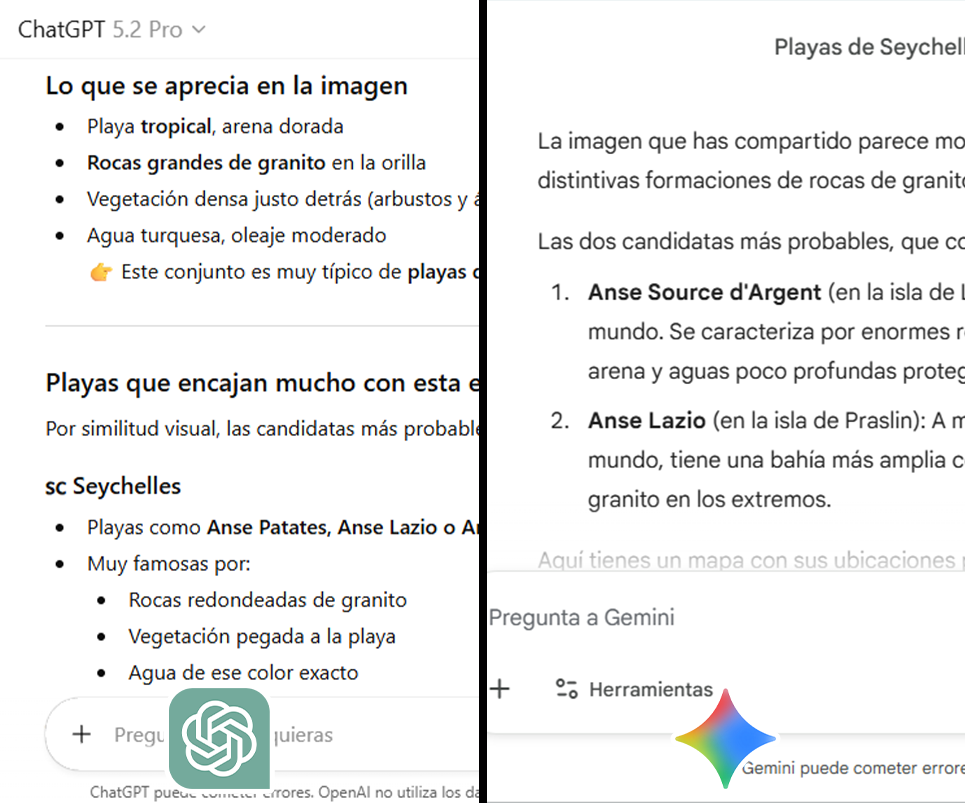 ChatGPT 5.2 vs Gemini 3: Manejo de texto, imagen y audio