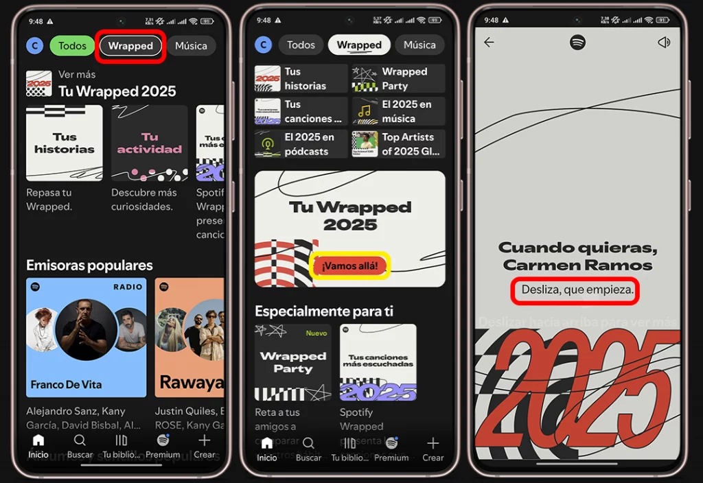 Así puedes ver tu resumen anual en Spotify Wrapped 2025