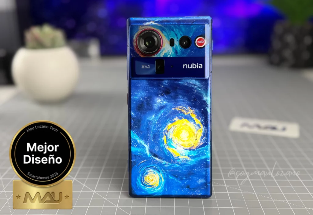 El mejor smartphone 2025 - Nubia Z80 Ultra – El mejor diseño del año