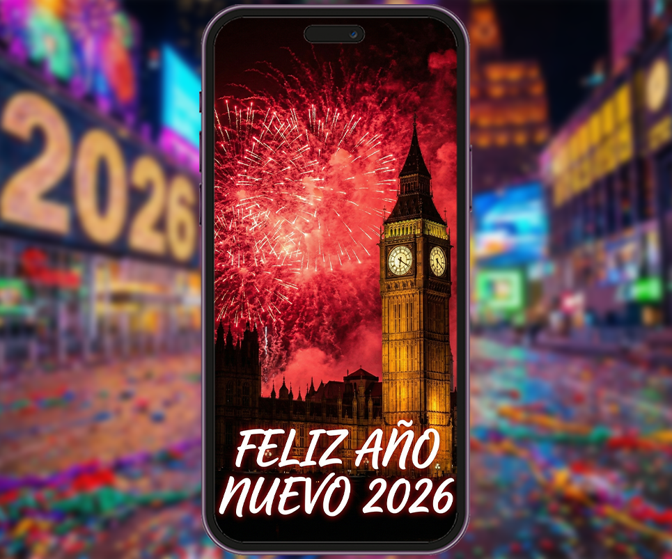 Mejores prompts para crear fondos de pantalla de Fin de Año 2026 con Gemini