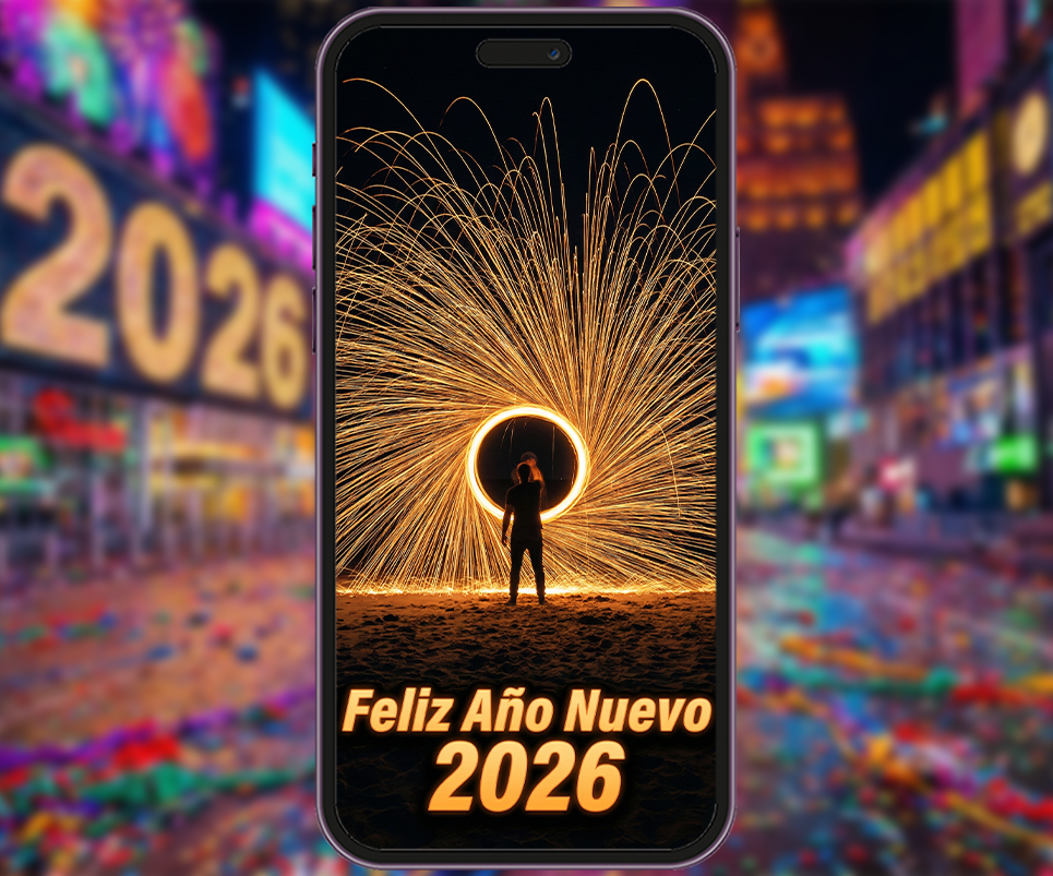 Mejores prompts para crear fondos de pantalla de Fin de Año 2026 con Gemini