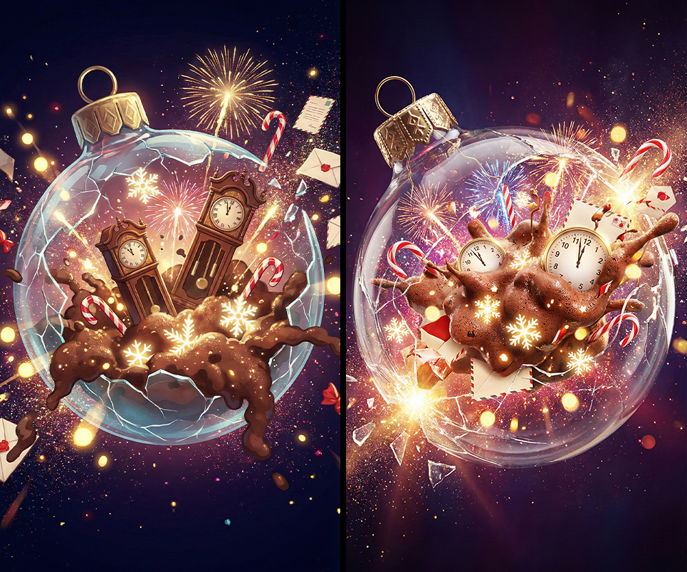 Mejores prompts para crear fondos de pantalla navideños con IA