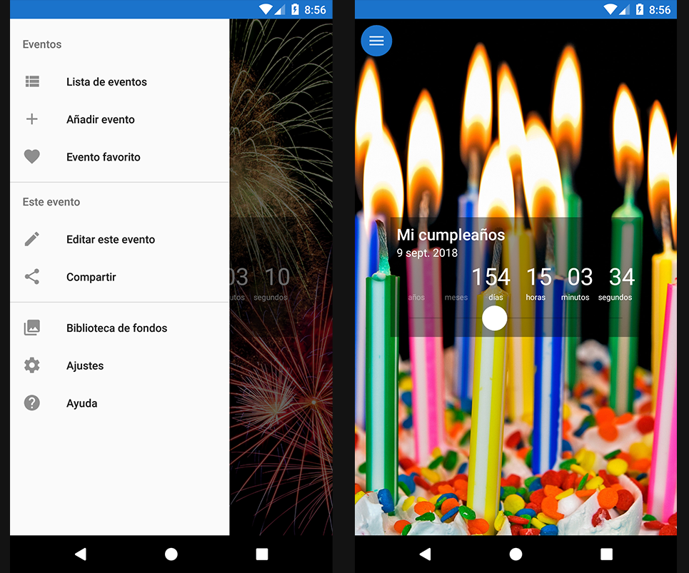 Apps de cuenta regresiva para Año Nuevo - Countdown Star
