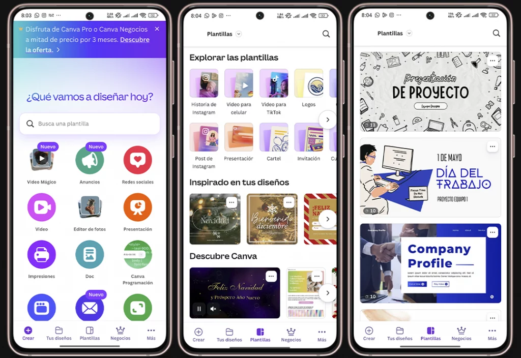 Apps de productividad para empezar el año bien - Canva