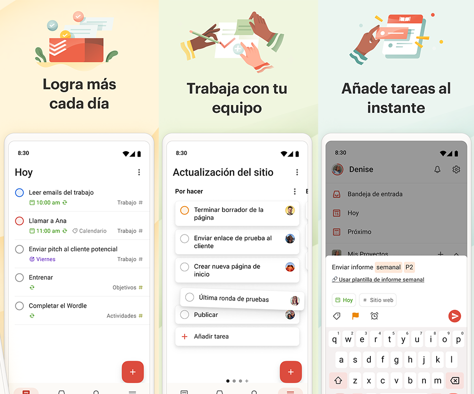 Apps de productividad para empezar el año bien - Todoist