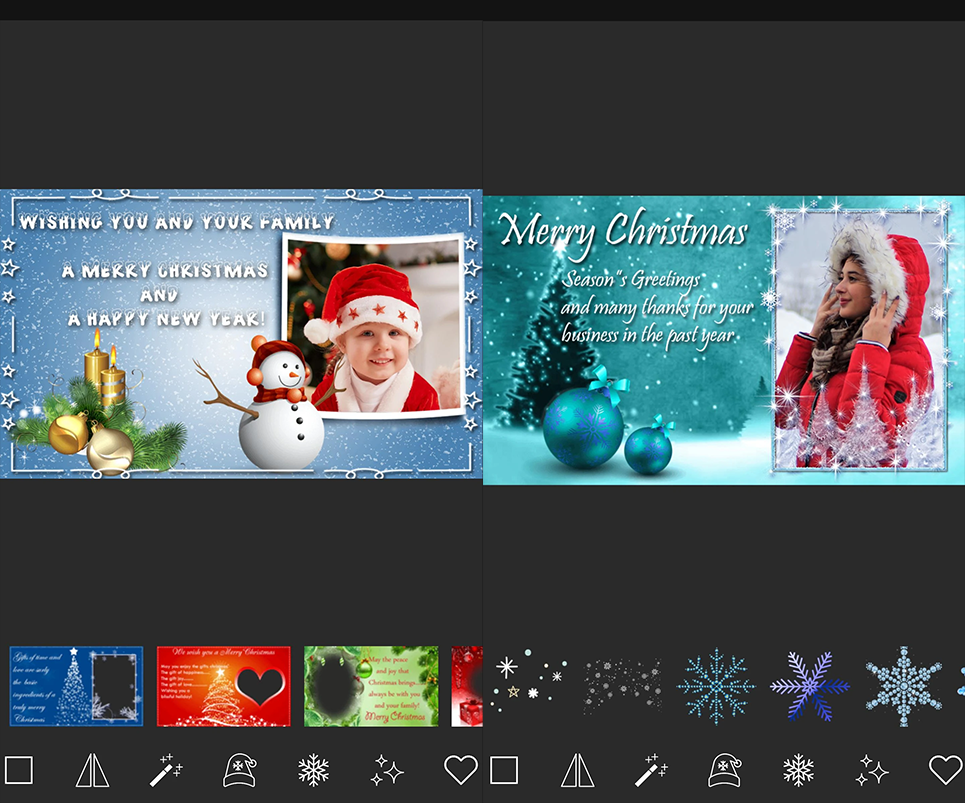 Apps para Navidad y Año Nuevo - Merry Christmas Card Maker