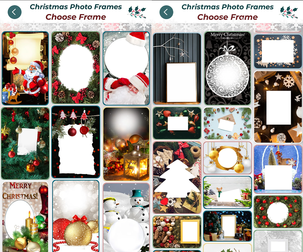 Apps para Navidad y Año Nuevo - Navidad Marcos de Foto